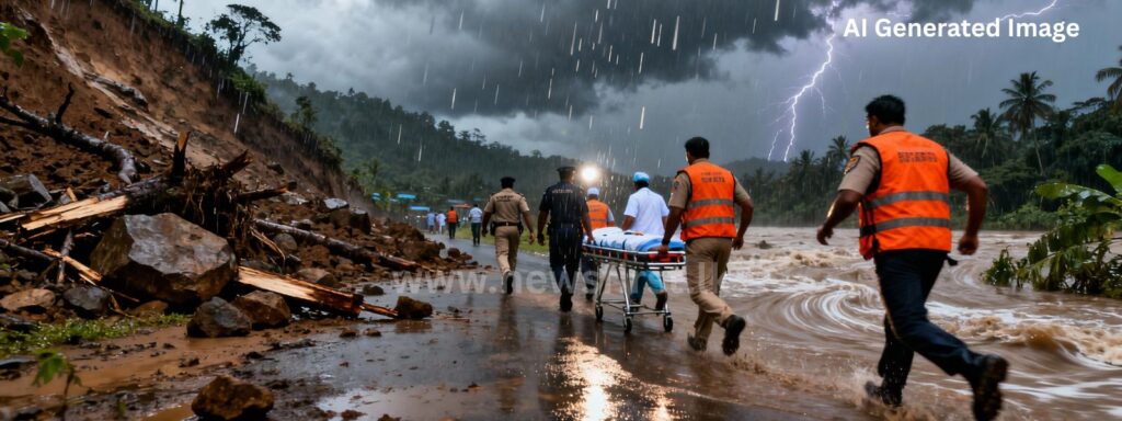 heavy rains devastate sri lanka 40 dead, 21 missing thousands displaced 817357