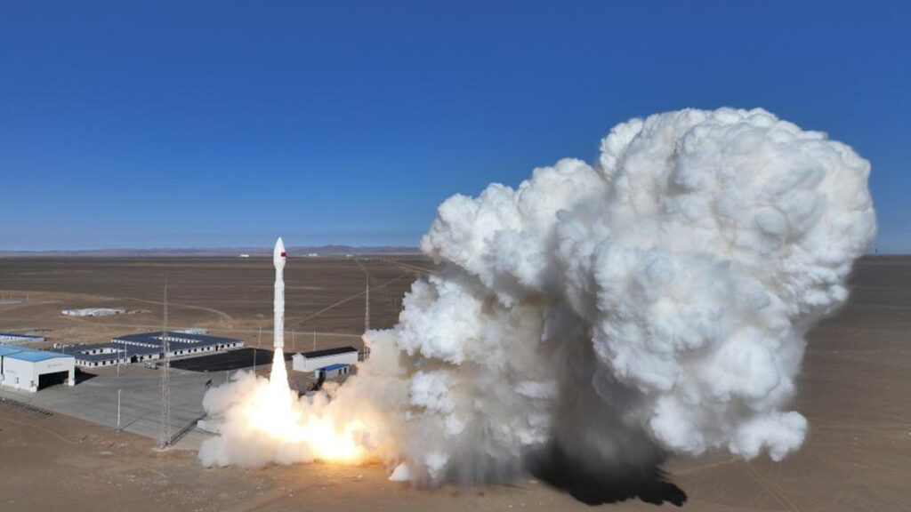 China launches experimental satellites