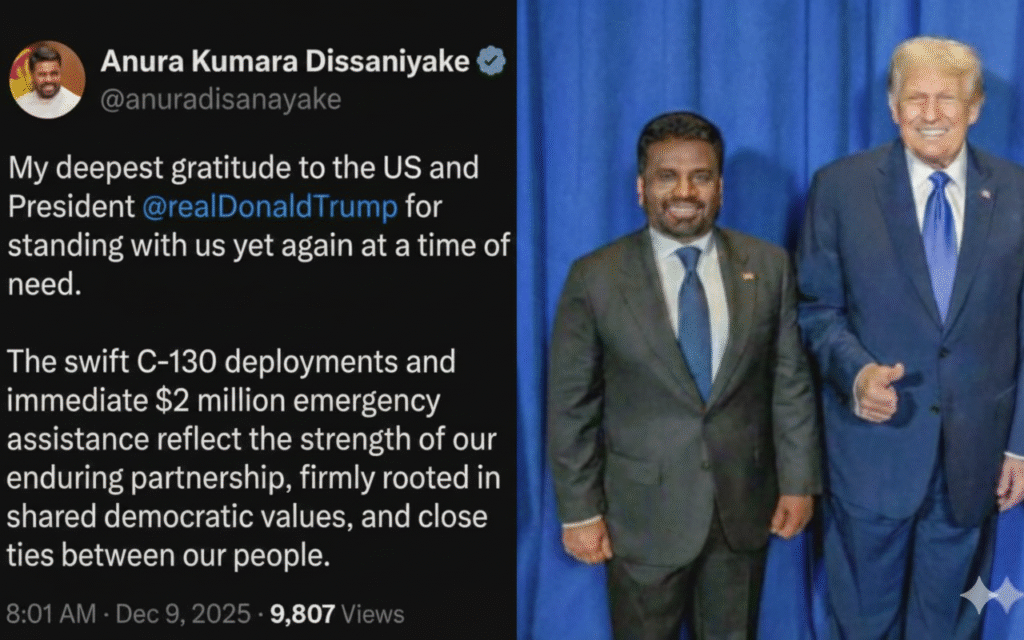 Anura thanks Trump for the strength he gave