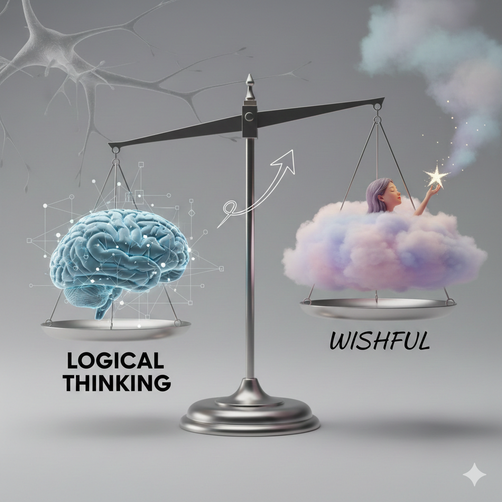 හිටියාටත් වඩා හොඳට නැගී ඉන්න පියවර 3ක් Logical Thinking is needed rather than Wishfull
