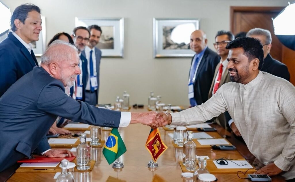 Brazilian President invites Sri Lankan President for a visit