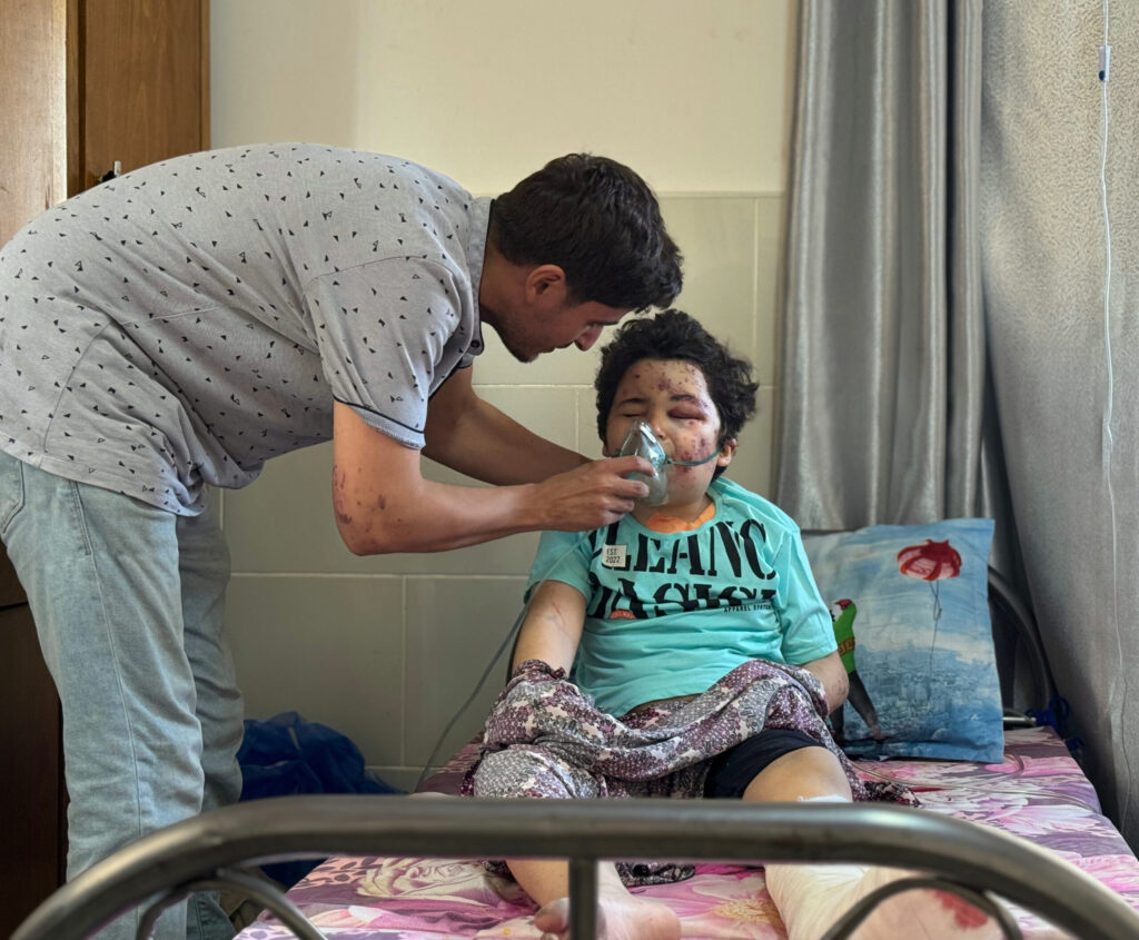 gaza: under bombs: msf colleagues and their kids injured